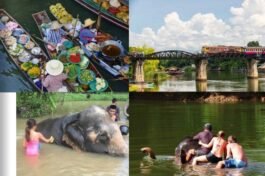 RS29 : Floating Market & River Kwai & Elephant Bathing ( Full Day Tour + Lunch )